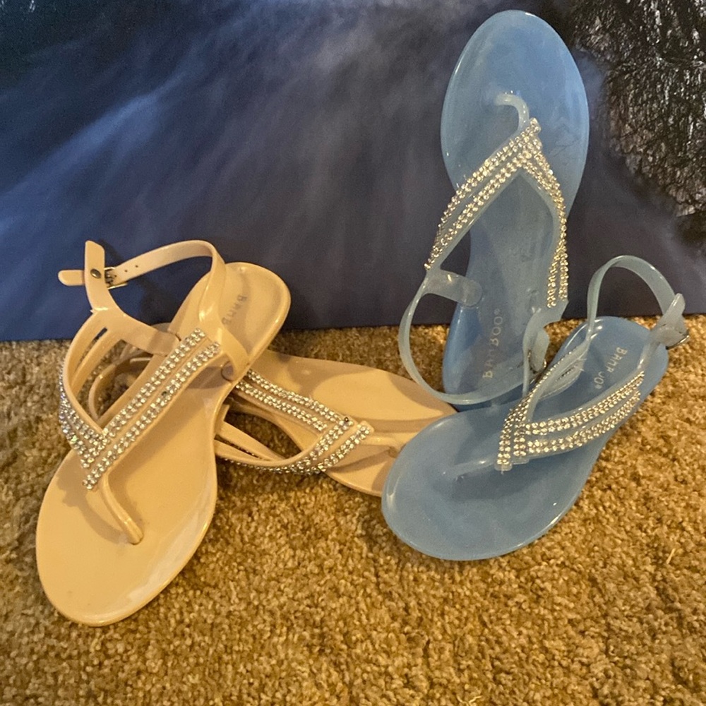 Sparkling ✨sandals by Bamboo. Worn once 😊